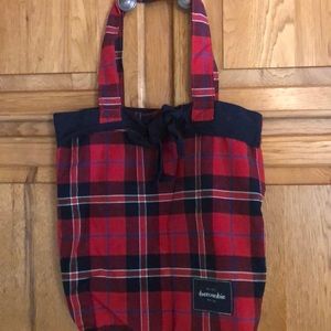 Abercrombie Plaid Tote